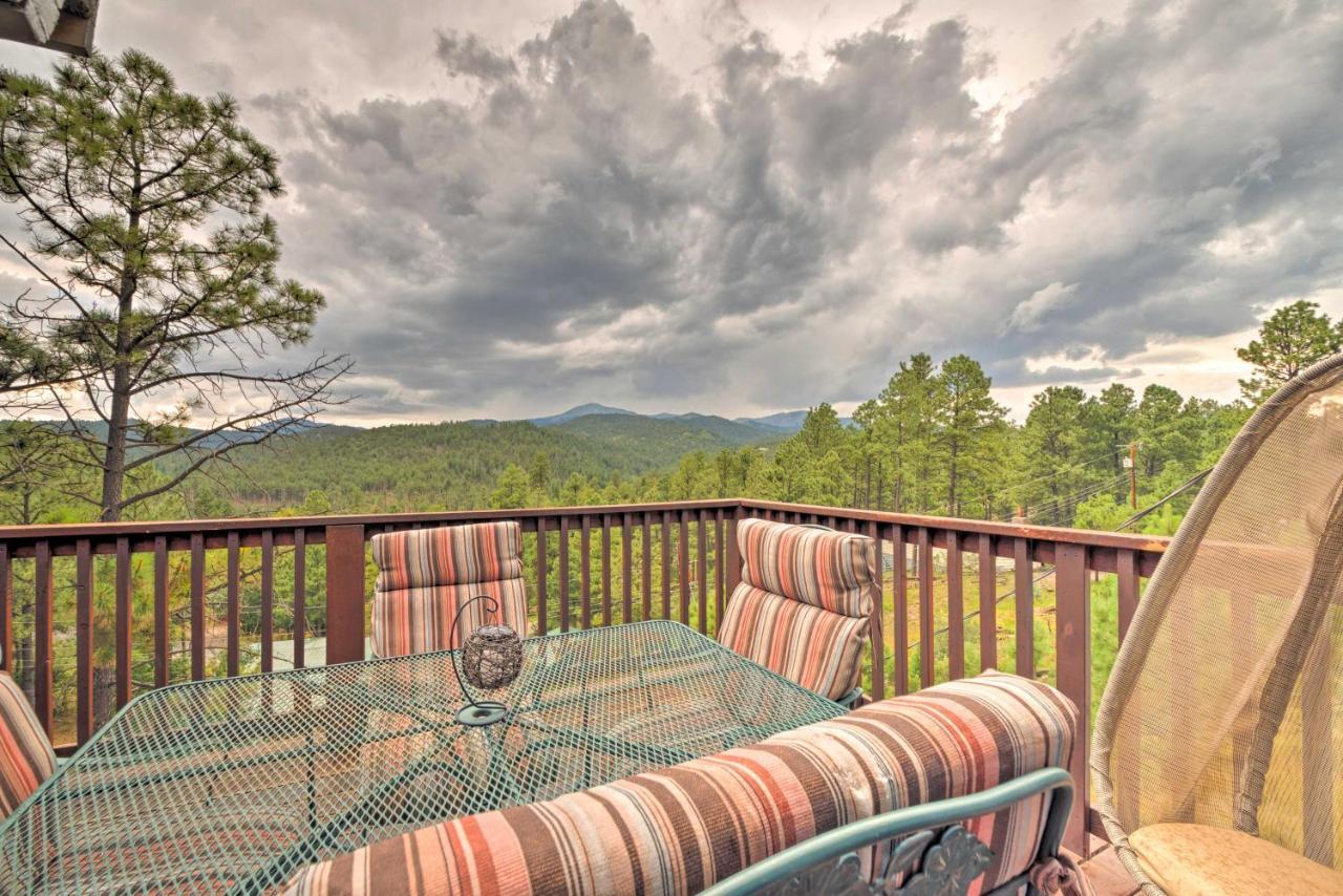 Cabin With Mtn Views, 2 Miles To Grindstone Lake Villa Ruidoso Exterior photo