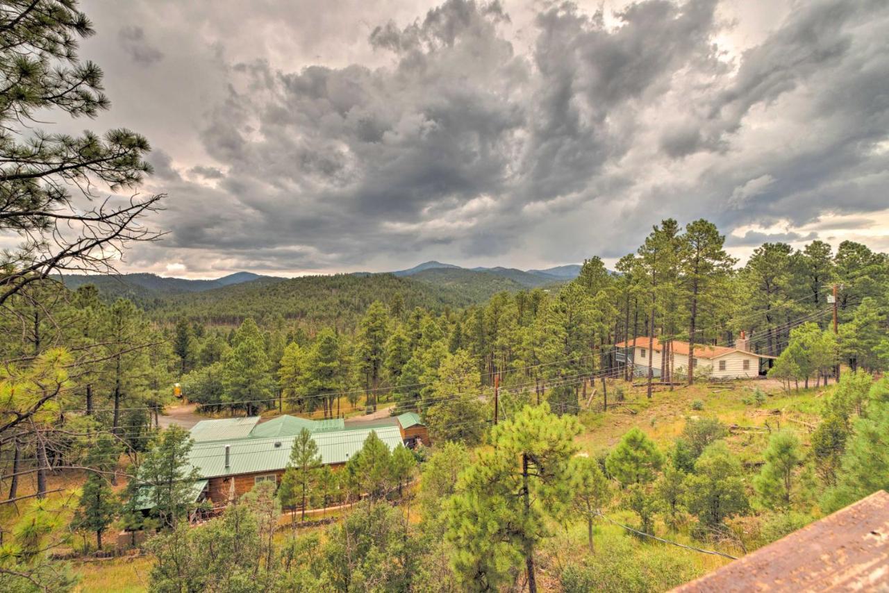 Cabin With Mtn Views, 2 Miles To Grindstone Lake Villa Ruidoso Exterior photo